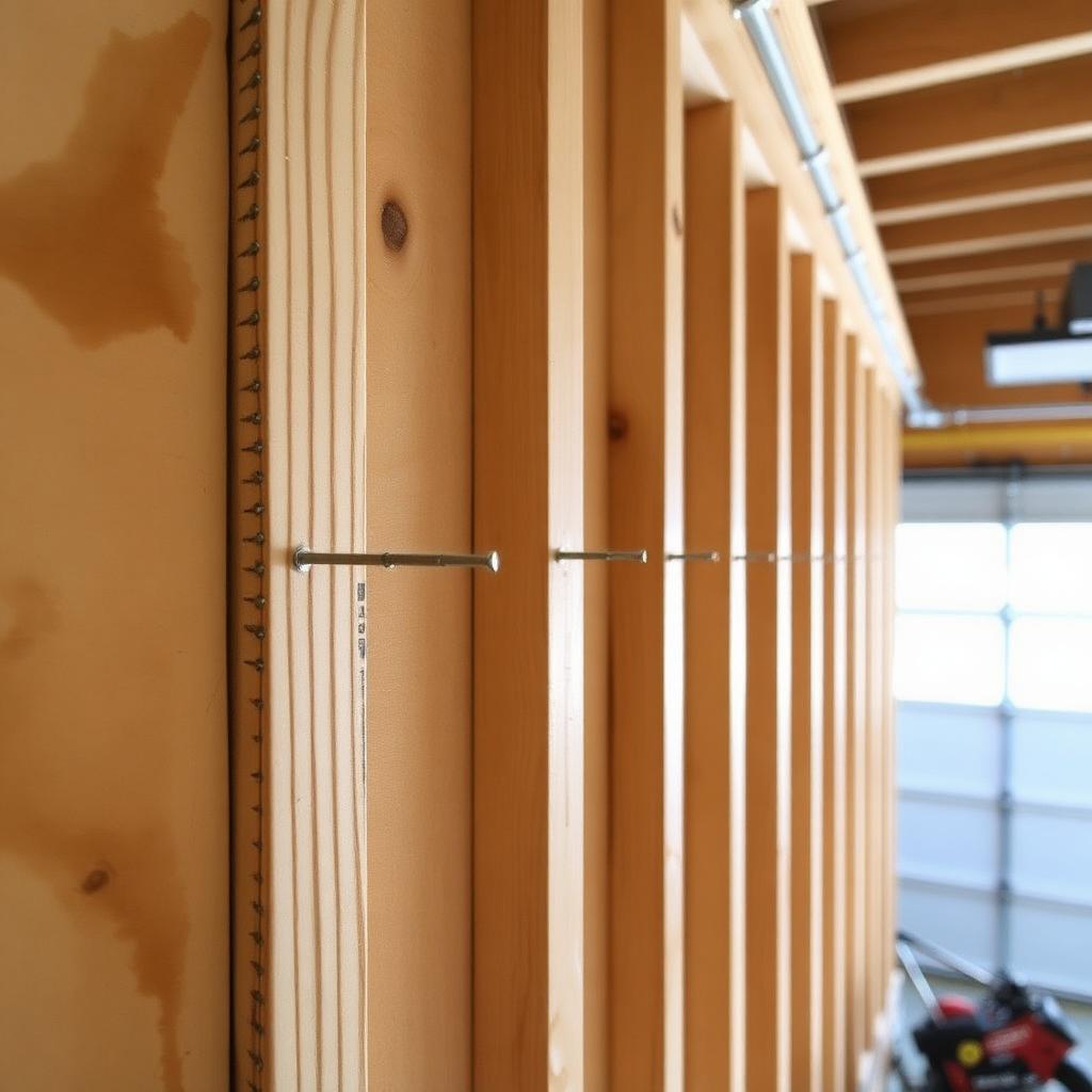 Structural retrofit — shear wall nailing