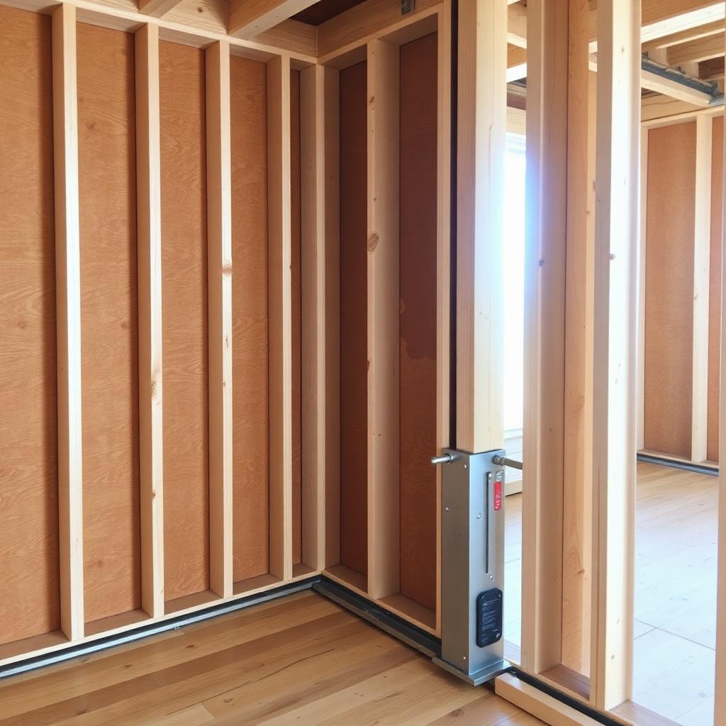 Framing — Level 3 walls Bldg A