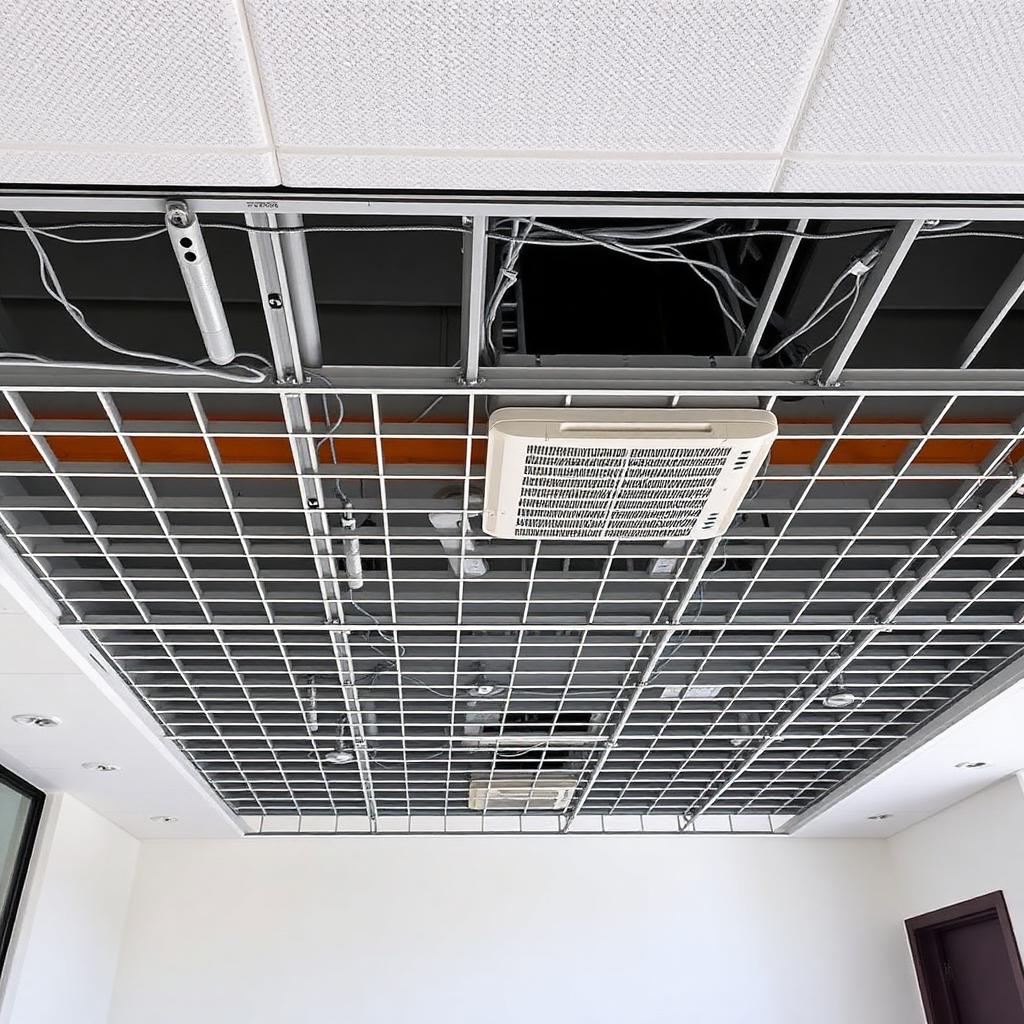 Ceiling grid — meeting room cluster